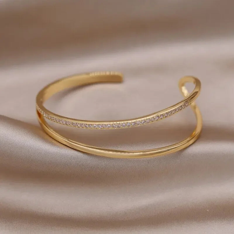 LUX 14K Designer Adjustable Bracelet