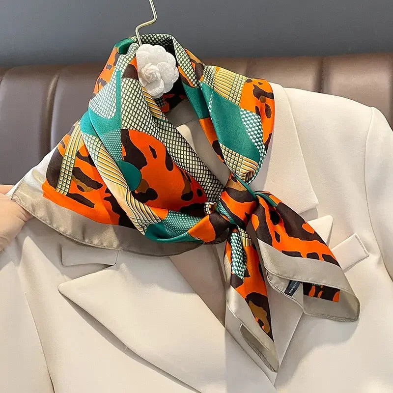 Saturday Afternoon Silk Square Scarf