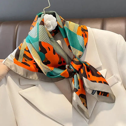 Saturday Afternoon Silk Square Scarf