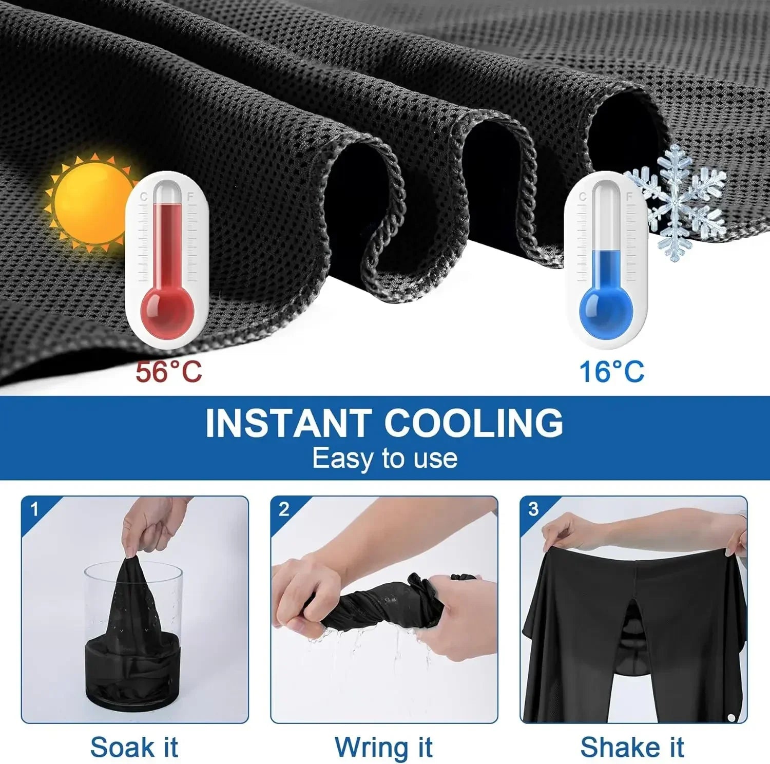 Quick Dry Cooling Hoodie Towel Luxlife Brands