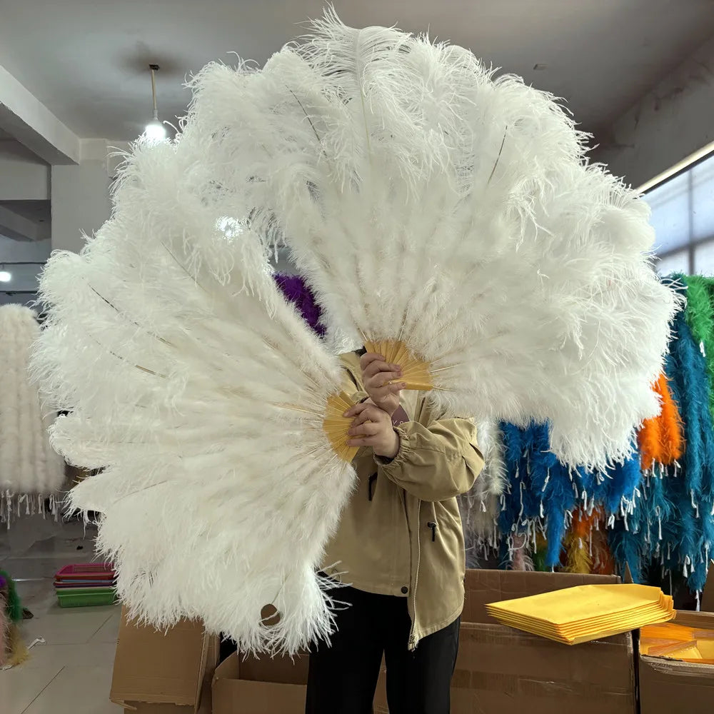 130CM Ostrich Feather Fans