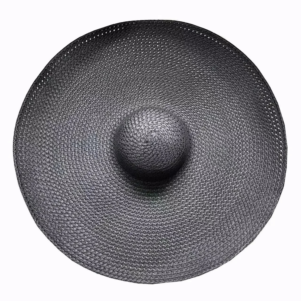 70cm Oversized Wide Brim Sun Hat Travel Large UV Protection Beach Straw Hats Women's Summer Floppy Foldable Chapeaux Wholesale