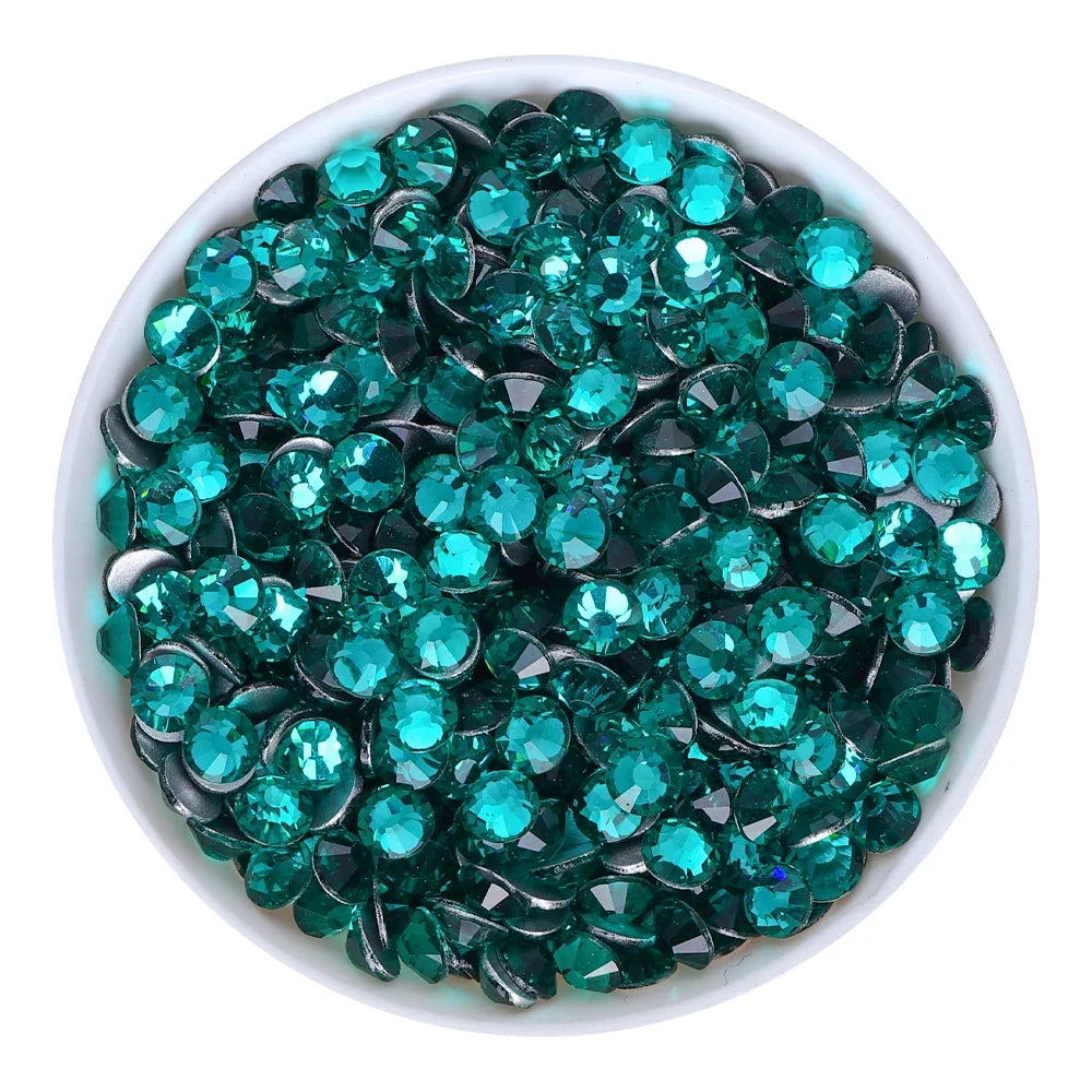 SS3-SS60 Blue Series Non-Hotfix High Quality Glass Flatback Rhinestones