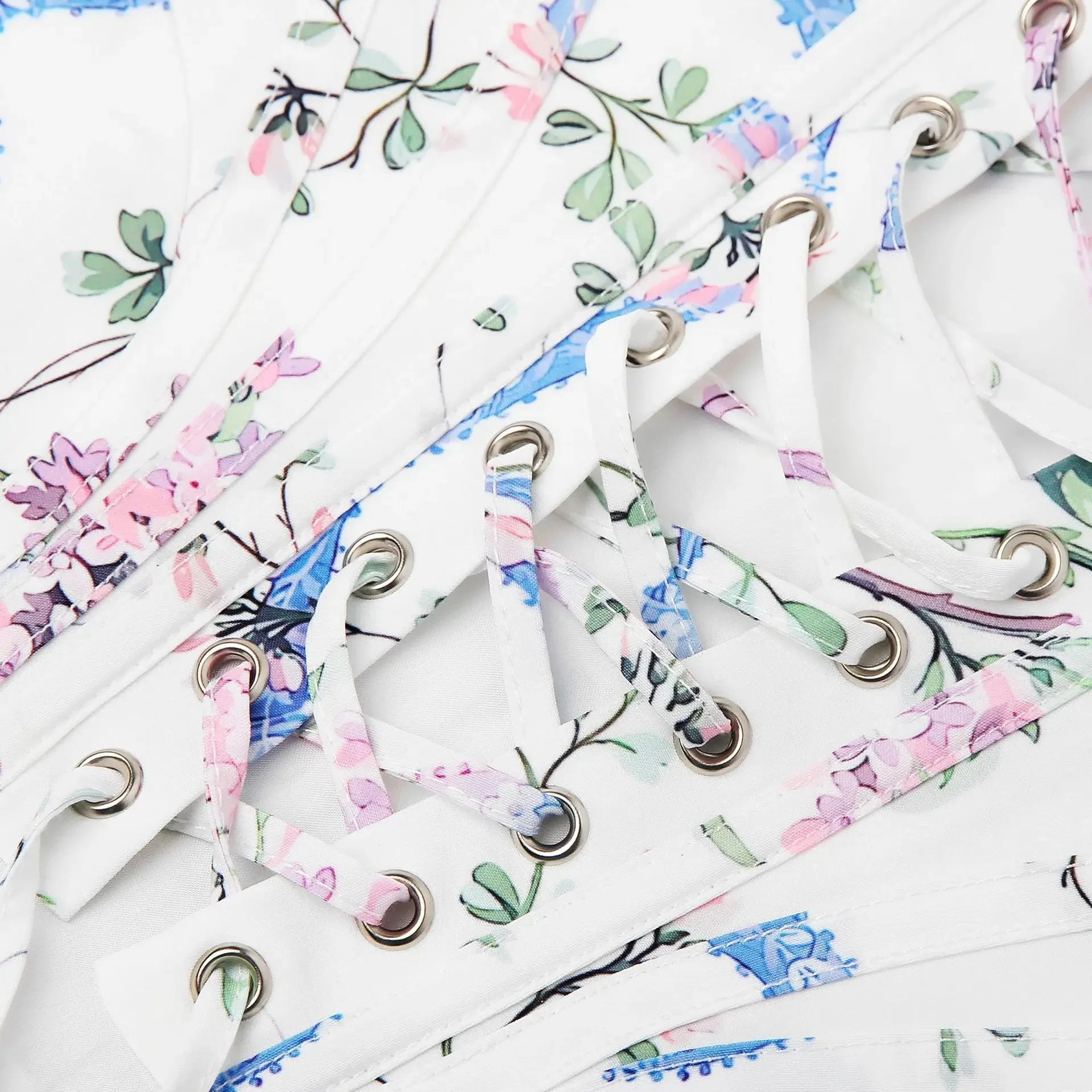Veronica Floral Summer Corset Top
