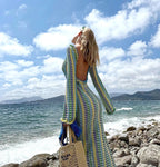 The Vacation Crush Flare Sleeve Maxi Dress Luxlife Brands