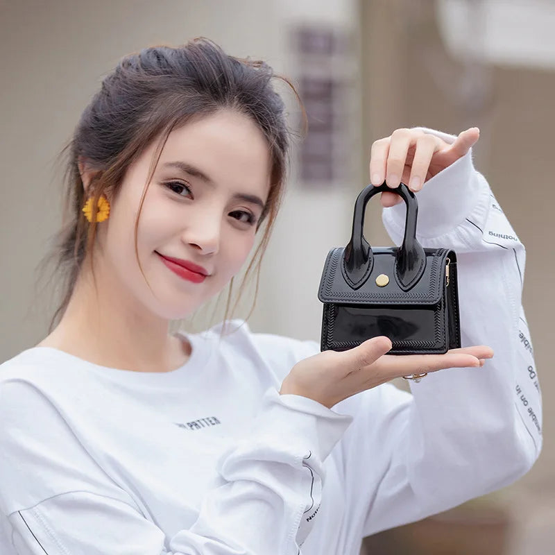 Women's Bag New Jelly Handbag Shoulder Bag Messenger Bag Cute Small Fresh Mini Lipstick Bag LUXLIFE BRANDS