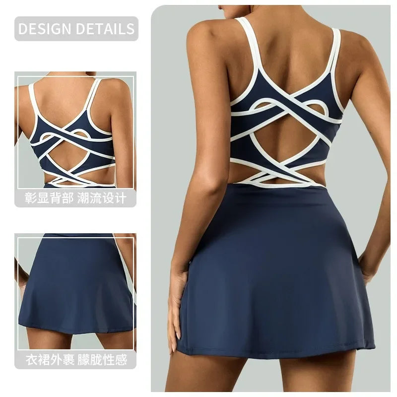 High Performance Tennis Jumpsuit Dress