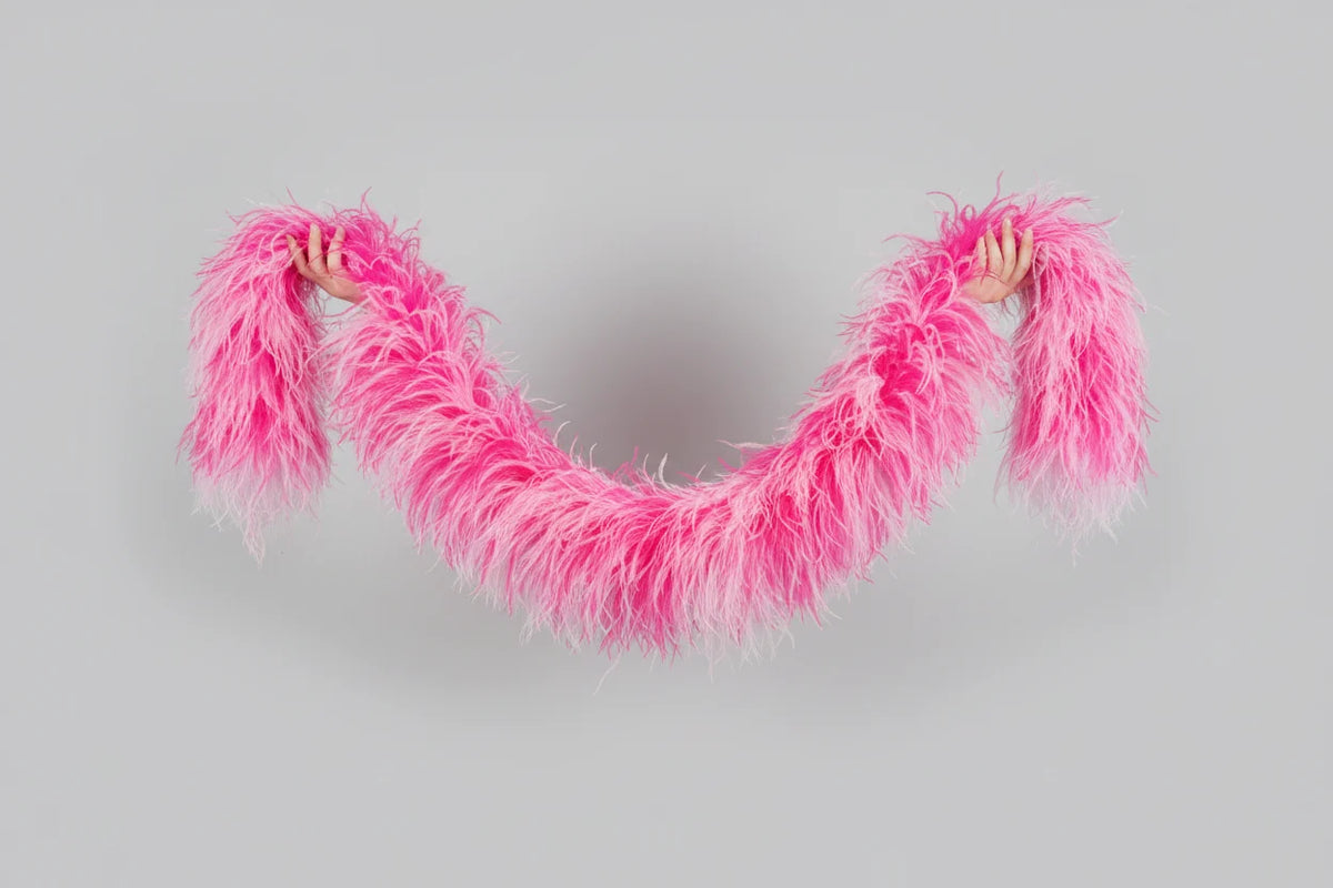 Mixed Color Ostrich Feather Boa & Shawl (2 Meters)
