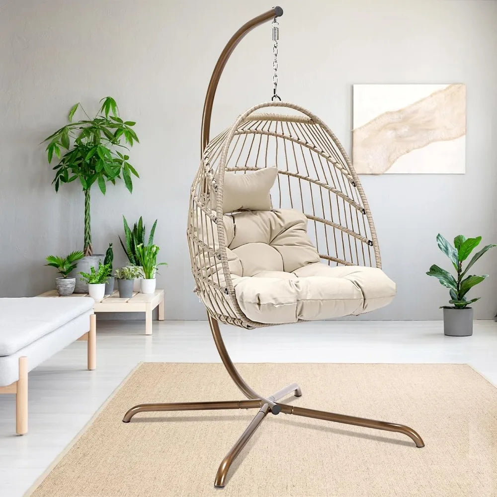 Wicker Swing Egg Chair