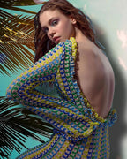 The Vacation Crush Flare Sleeve Maxi Dress Luxlife Brands