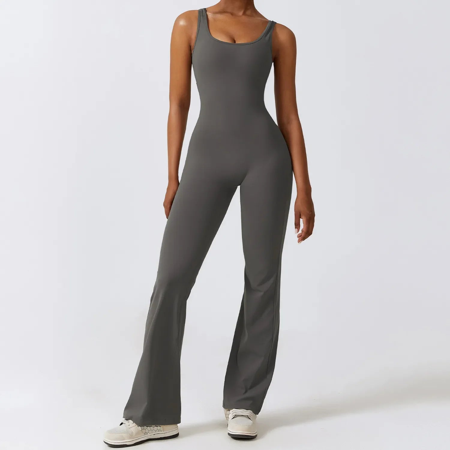 Wide Leg Sports Jumpsuit LUXLIFE BRANDS