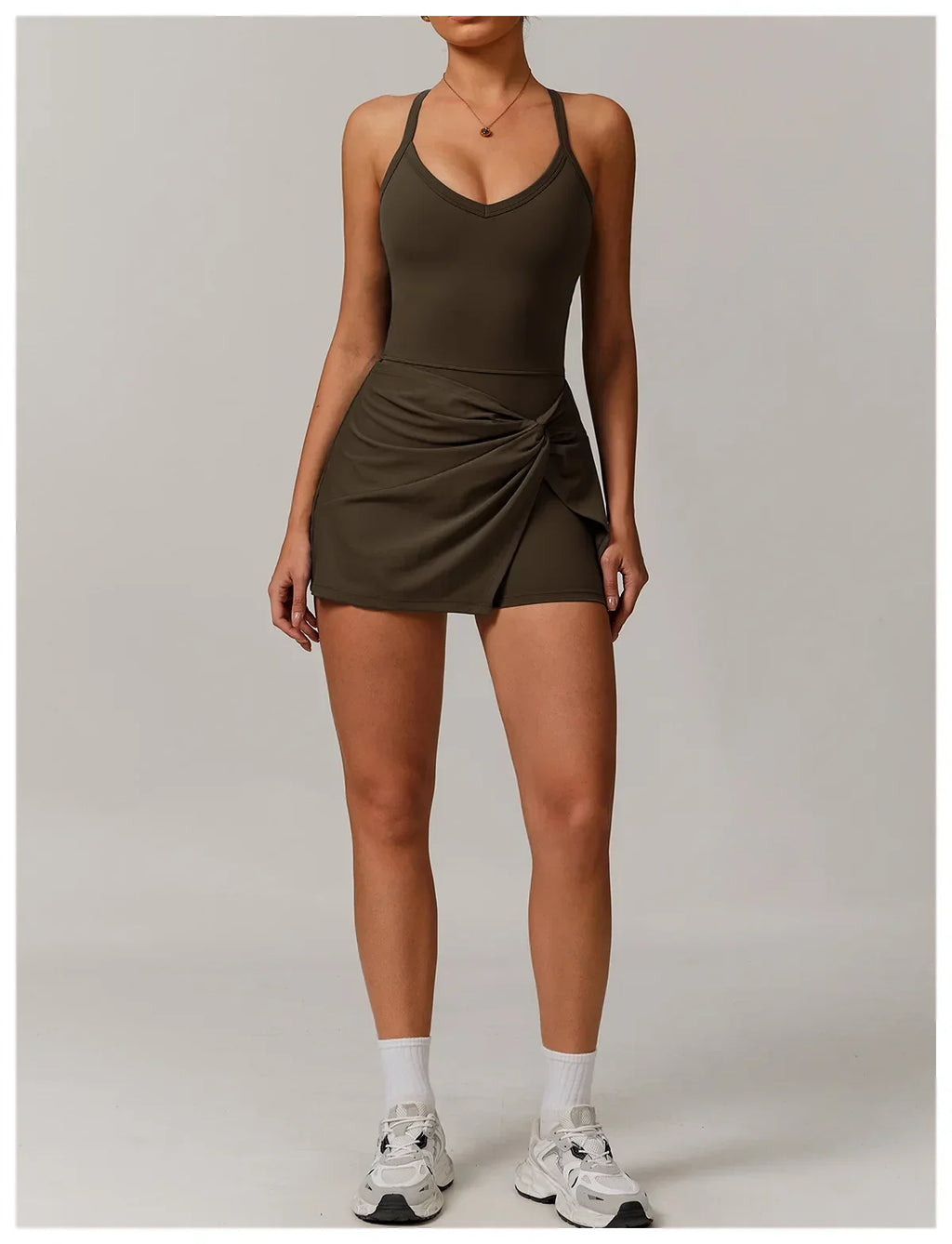 Tennis Crossback Push Up Dress