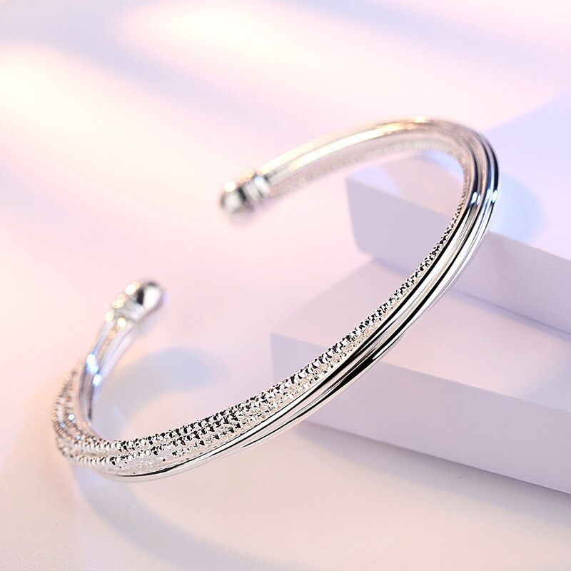 925 Sterling Silver Luxury Bangles Bracelet Hermes Women Free Shipping Accessories Designer Jewelry Trendy 2022 Christmas
