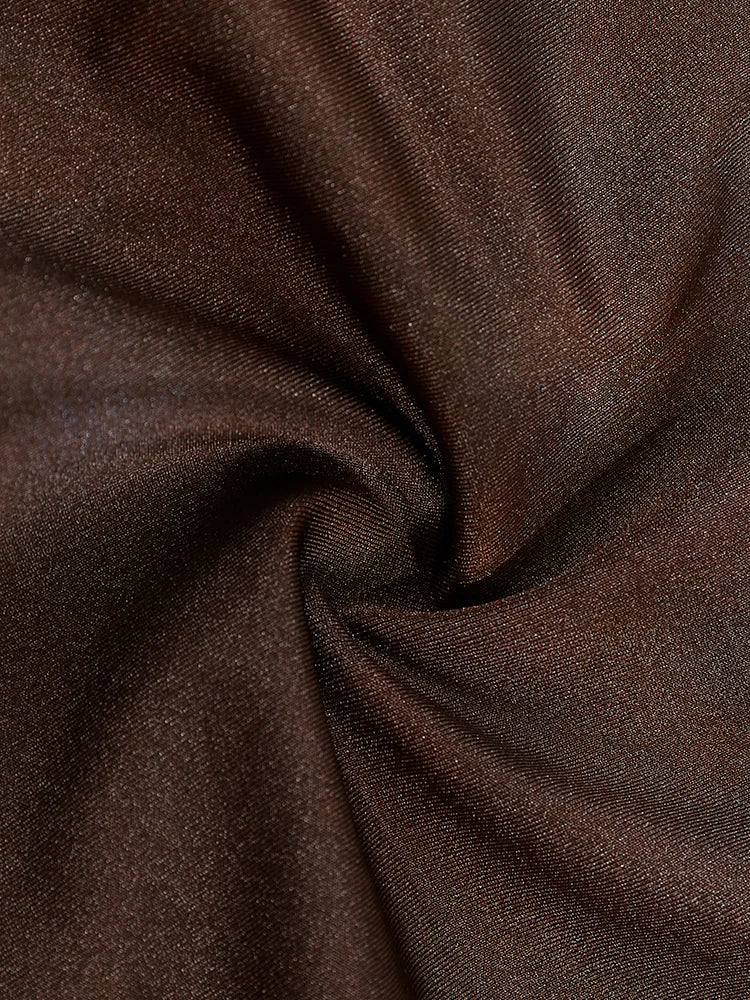 Miyouj Solid Color Swimwear Women's Swimsuit Bandage One Piece Suit High Waist Beachwear High Cut Bathsuit Hollow Out Swimsuits