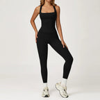 Hearuisavy 2Pcs Woman's Sports Set Naked-Feel Racerback Sports Tops Gym Tank Top Female Breathable High Waist Fitness Yoga Pants Luxlife Brands