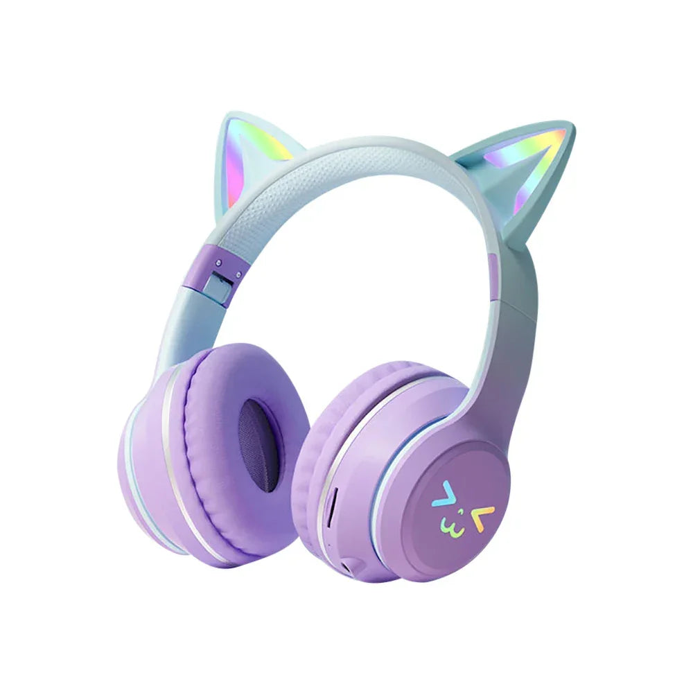 Kids Unicorn Gradient Wireless Headphones