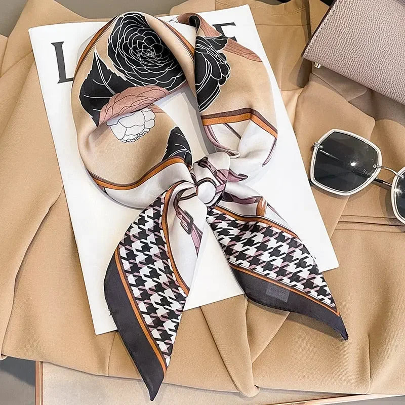 Saturday Afternoon Silk Square Scarf