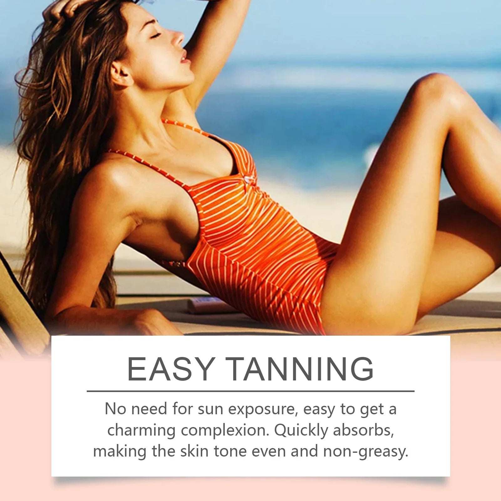 Herbal Self Tanning Essence Spray Sunless Tanning Enhance Skin Melanin Liquid Bronzer Natural Tanner For Body Face Nourishing