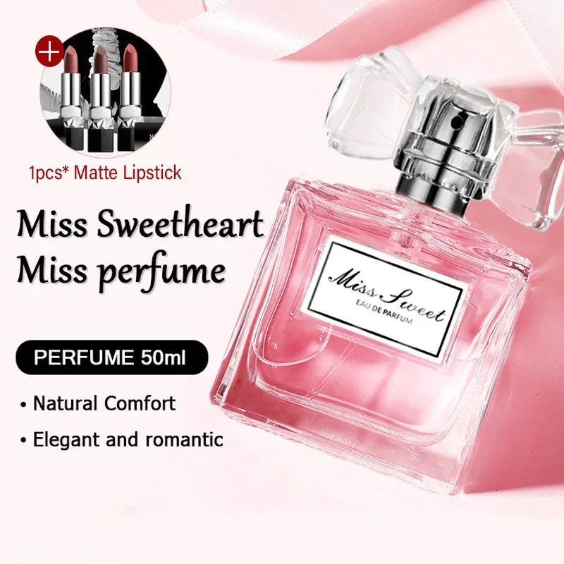Miss Sweetheart Women's Perfume Pheromone 50ml Lingers On 24-48 Hours Light Floral Notes Originales Daily Dating Luxlife Brands