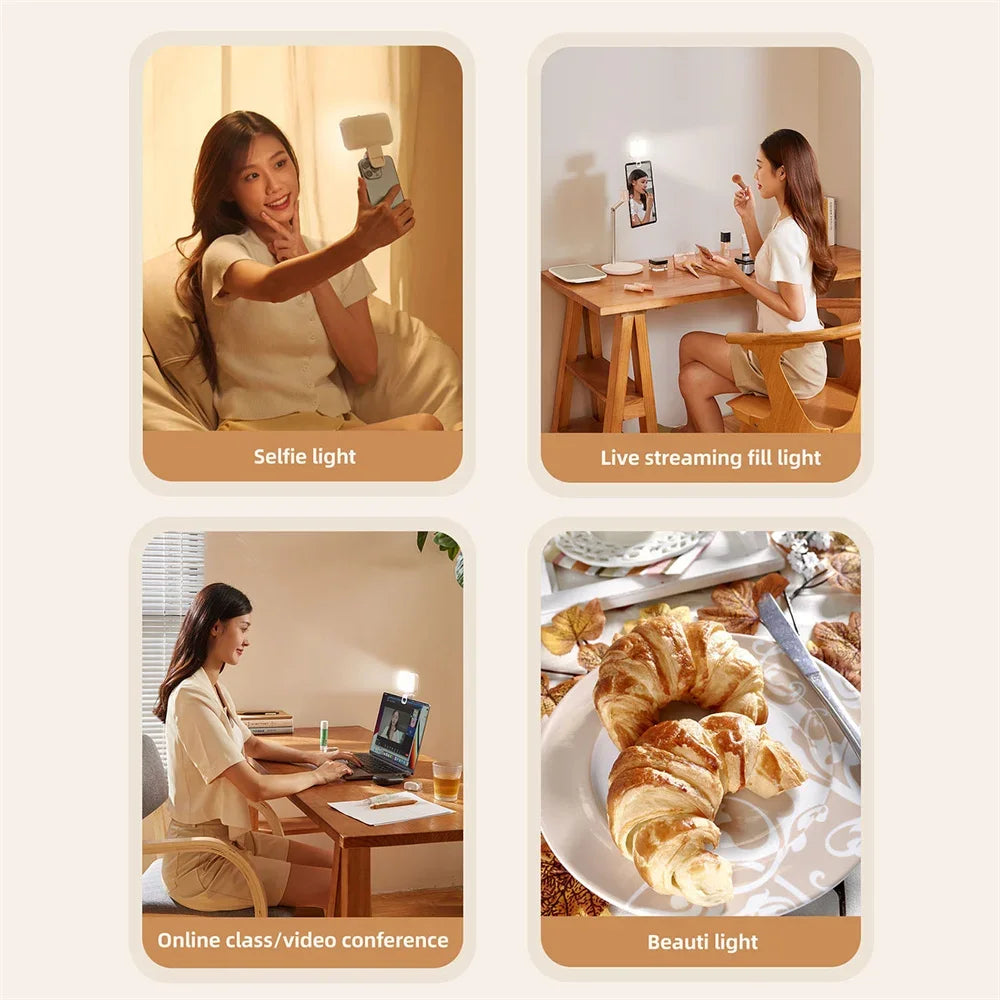 Clip-on Selfie LED Light for Phone, Laptop, Tablet LUXLIFE BRANDS