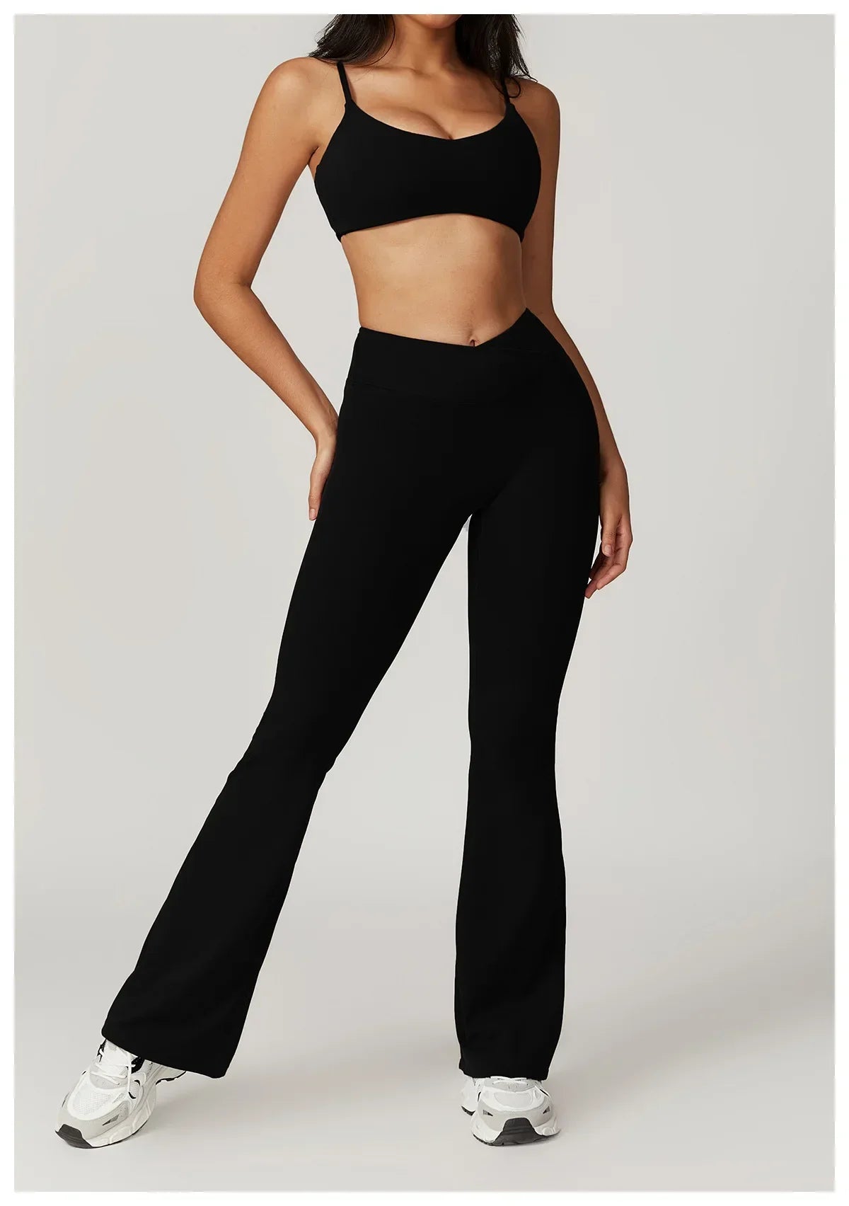 Women's Wide Leg High Waist Yoga Set Luxlife Brands