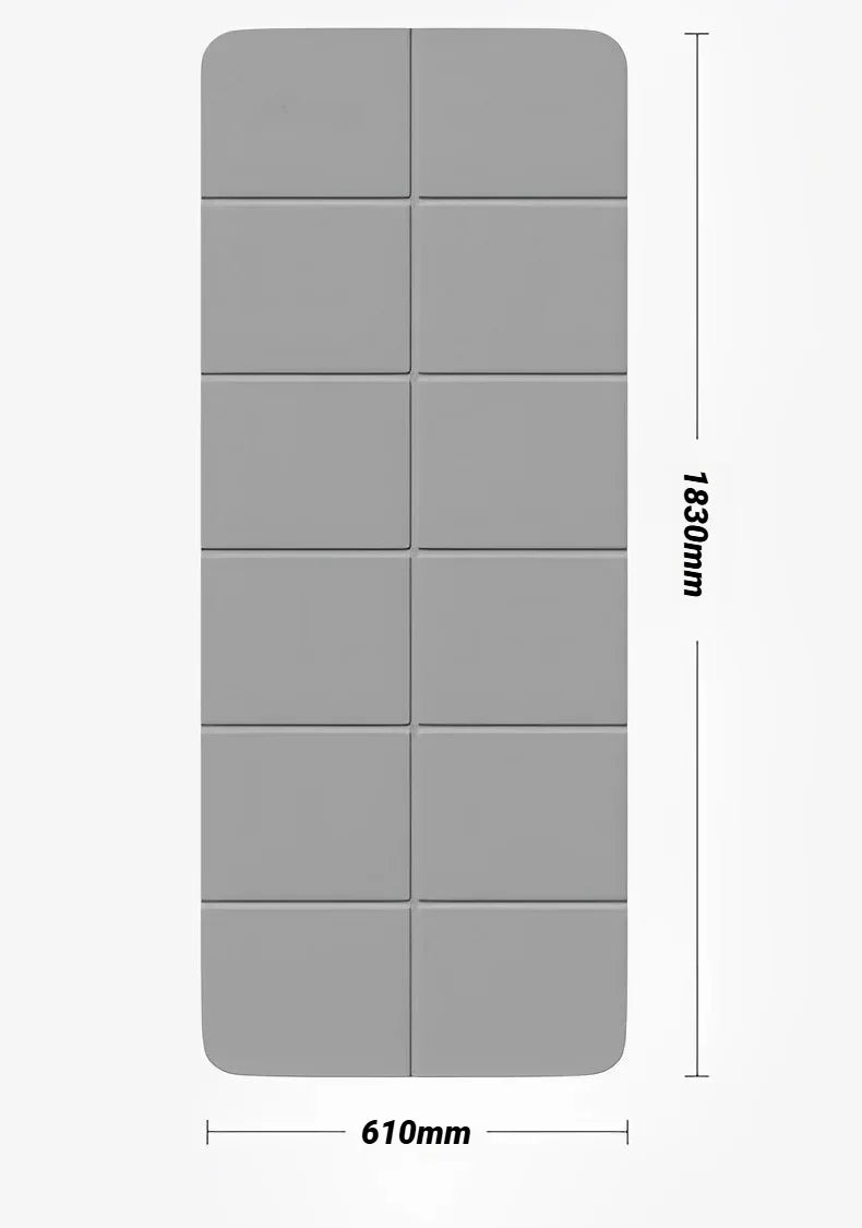 Non Slip Foldable Yoga Mat Eco Friendly