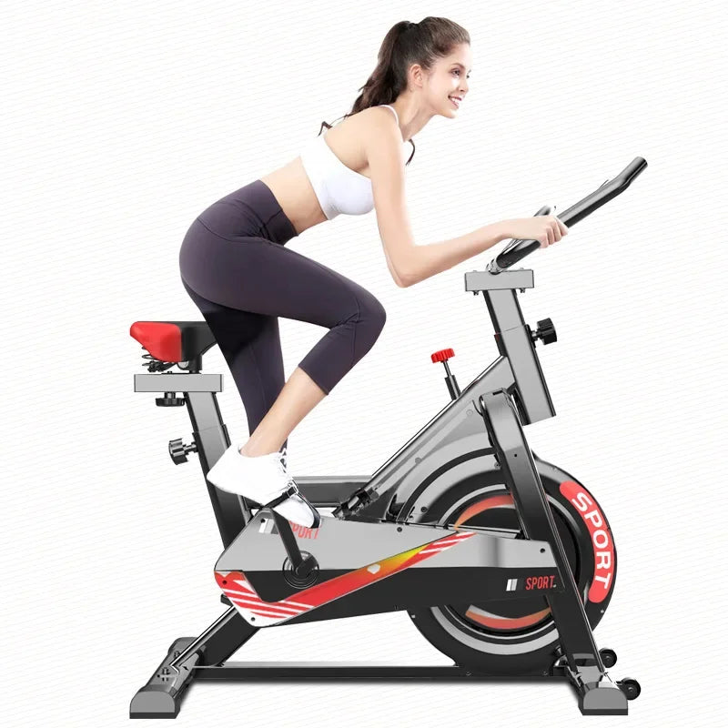 Professional electric folding gym bicycle home spin bike fitness exercise machine Cardio workout calories burning indoor bike