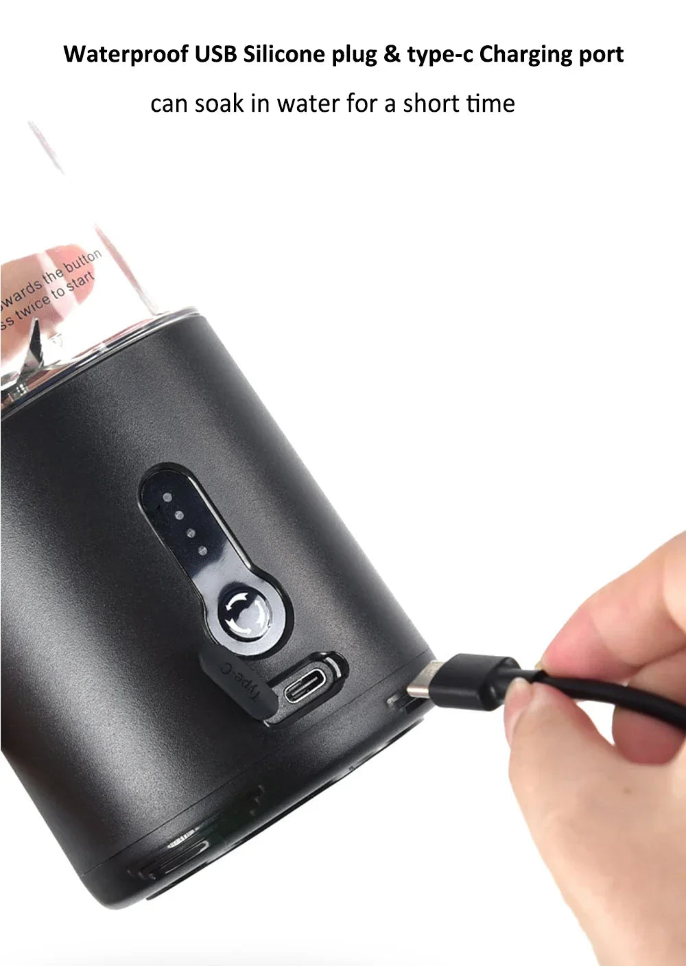 PulseMate Mini Portable Blender USB Charging