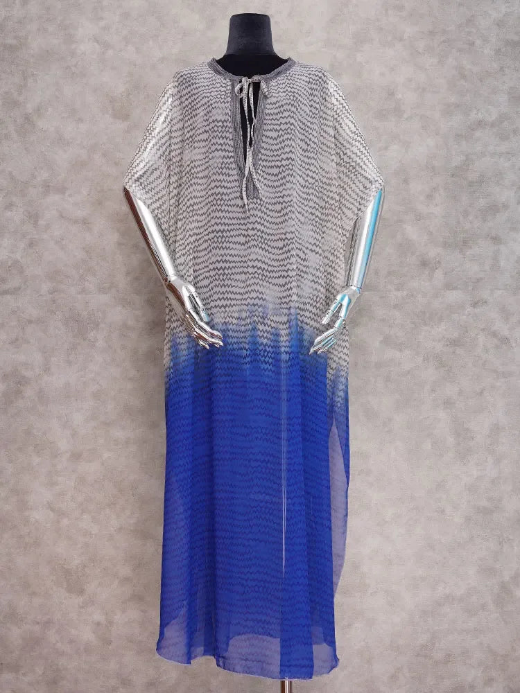 Santorini Beach Maxi Dress LUXLIFE BRANDS