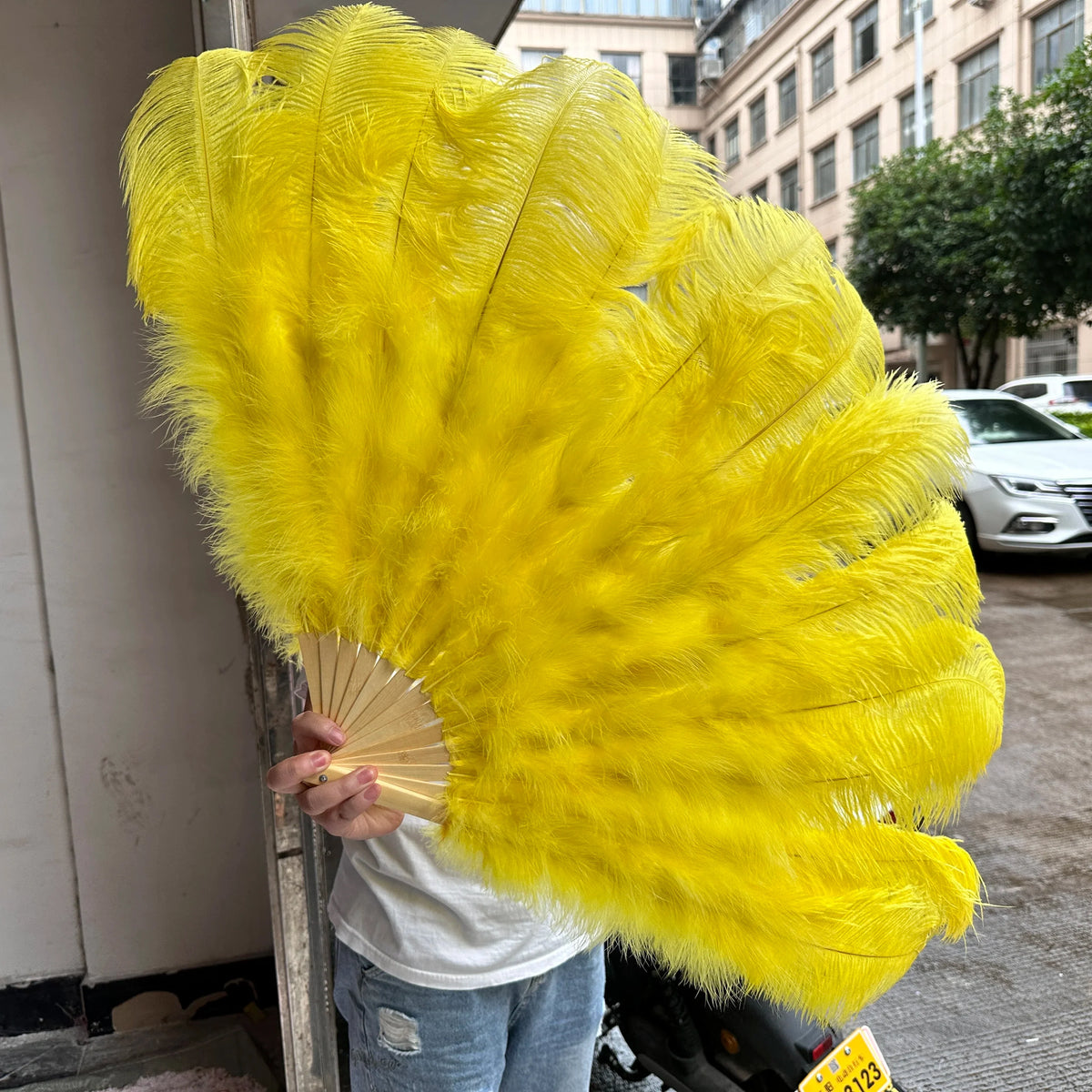 130CM Ostrich Feather Fans