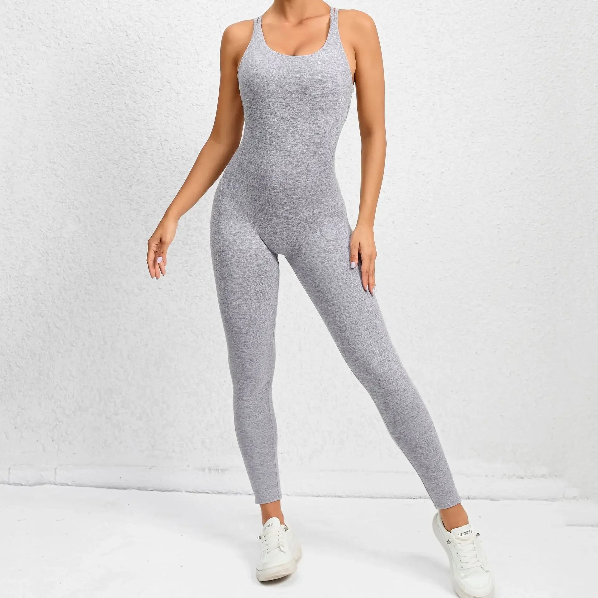 Trendy Yoga Jumpsuit Nylon/Spandex LUXLIFE BRANDS