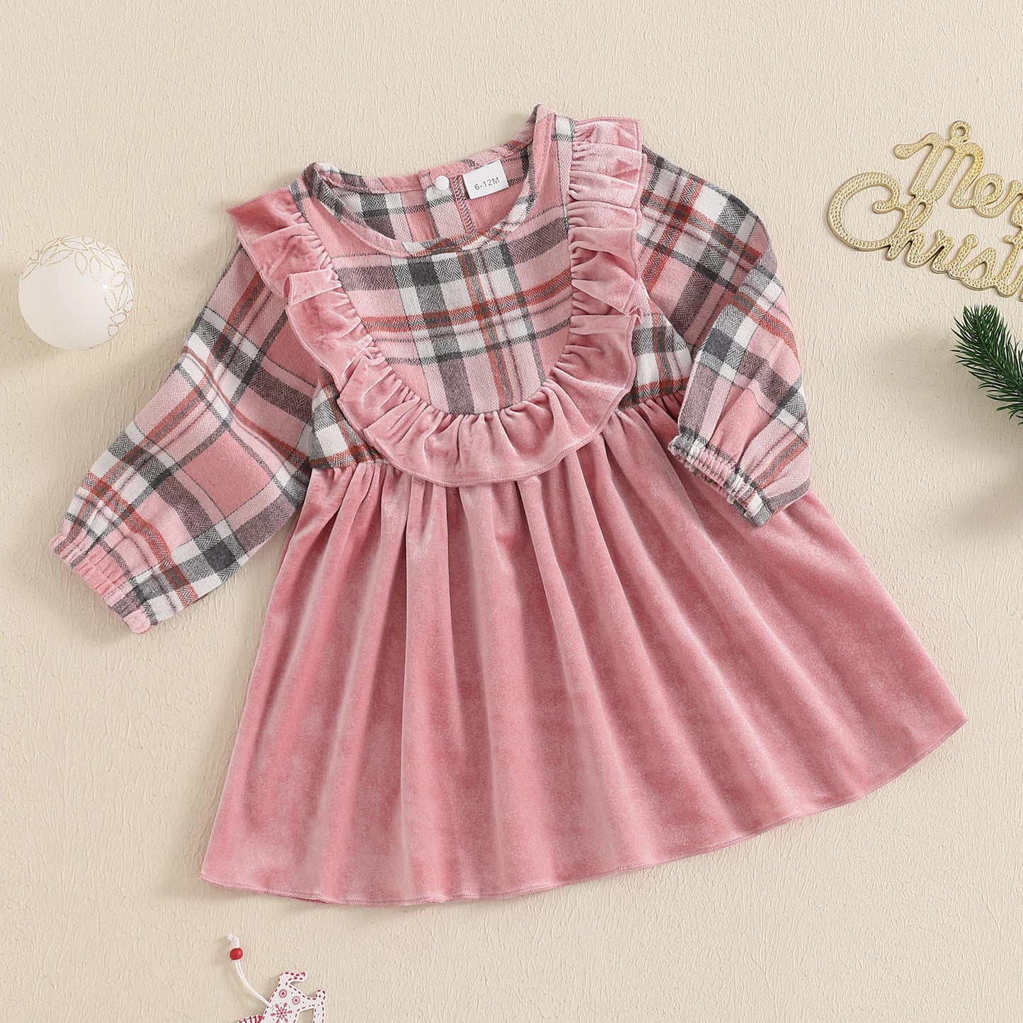 LUX KIDS 1-4Years Christmas Dress