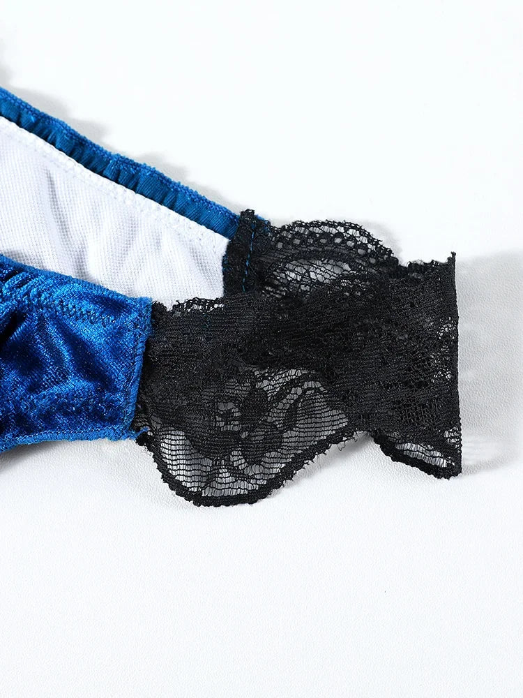 Triangle Lace Bikinis Sexy Swimsuit Women Low Waist Bikini Sets Push Up Swimwear Mujer Beachwear Two Pieces Suit Solid Biquini