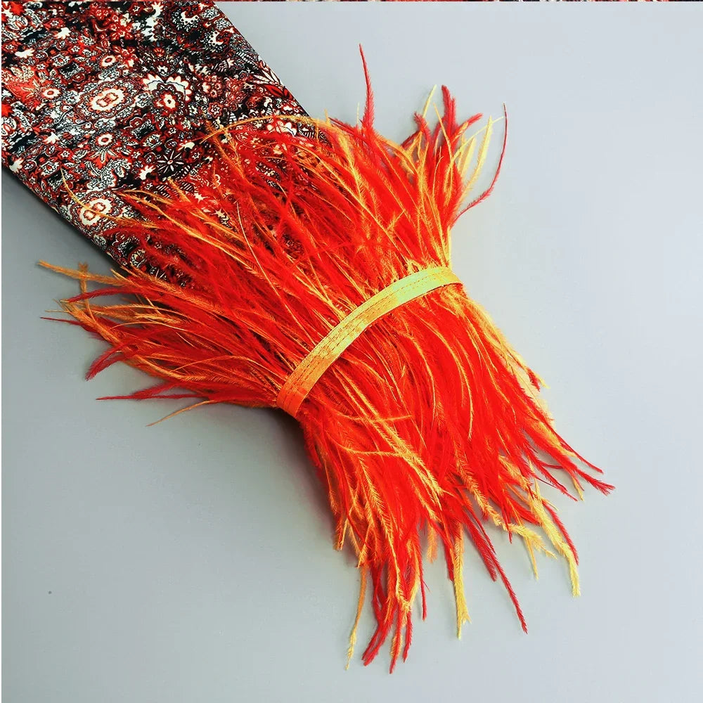 Women's Feather Cuff Party Dress