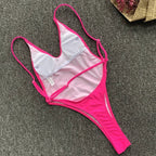 Sexy Extreme Micro String Backless Monokini Women Thong Swimwear One Piece Swimsuit Female High Cut Bathing Suit Swim Beachwear Luxlife Brands
