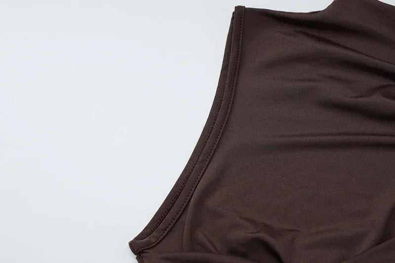 Melissa Draped & Ruched Mini Dress