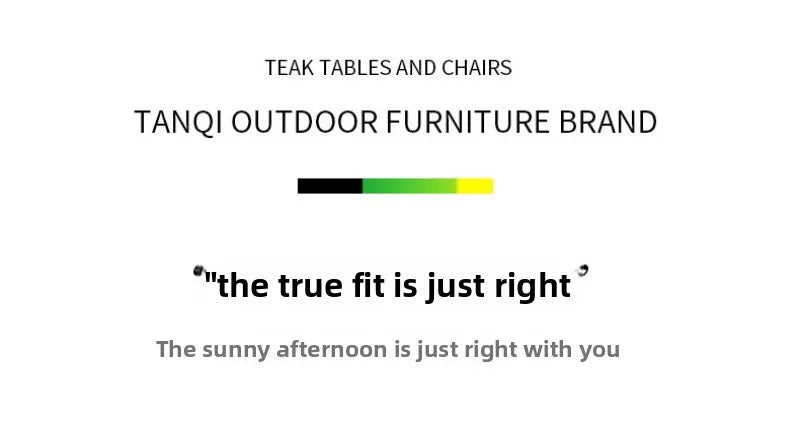 Outdoor Sofa, Creative Garden Courtyard Teak Furniture, Waterproof and Sun-proof, Outdoor Open-air Sofa Set