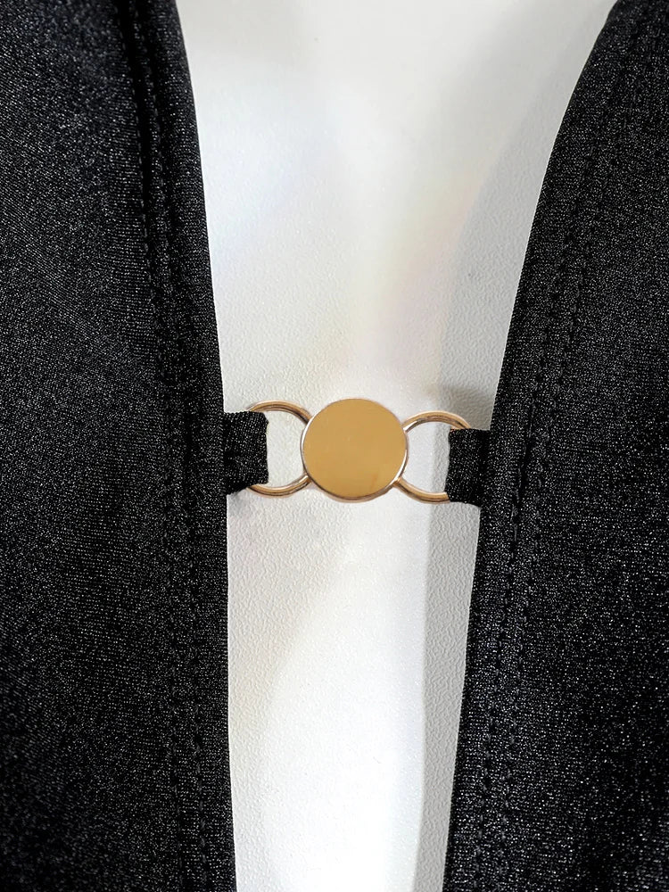 Miyouj Solid Color Swimwear Women's Swimsuit Bandage One Piece Suit High Waist Beachwear High Cut Bathsuit Hollow Out Swimsuits