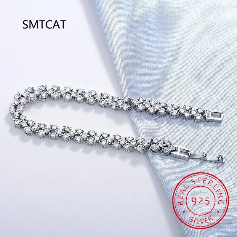 Passion Silver 925 Lab Diamond Bracelet LUXLIFE BRANDS