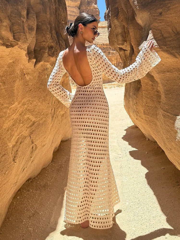 Bali Bell Sleeve Beach Maxi Dress Luxlife Brands
