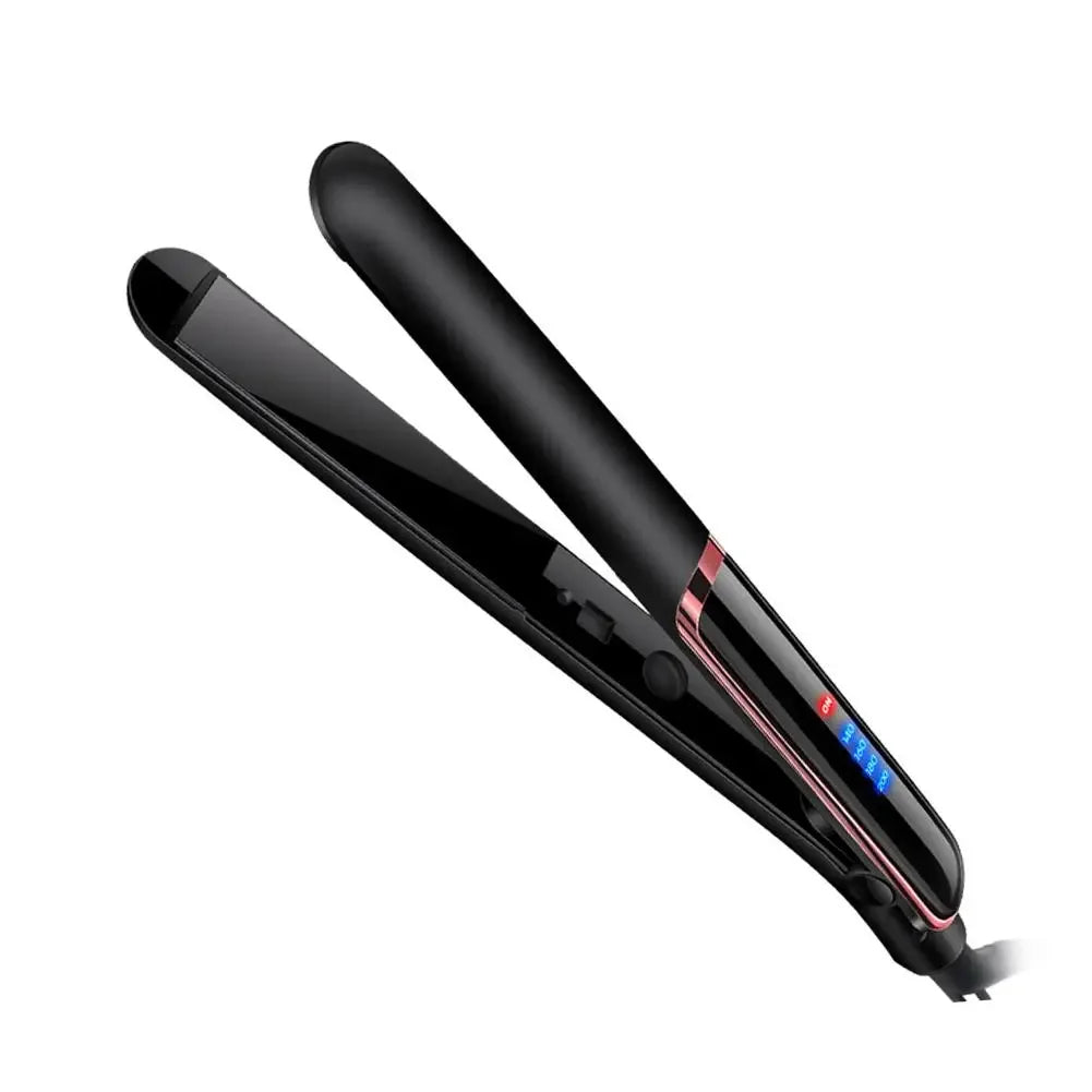 Flat Iron Hair Straightener Professional Ceramic Ionic Heat-Up Lcd Hair Tools Fast Iron Negative Flat Hair Ion Display Beau K0D1 LUXLIFE BRANDS
