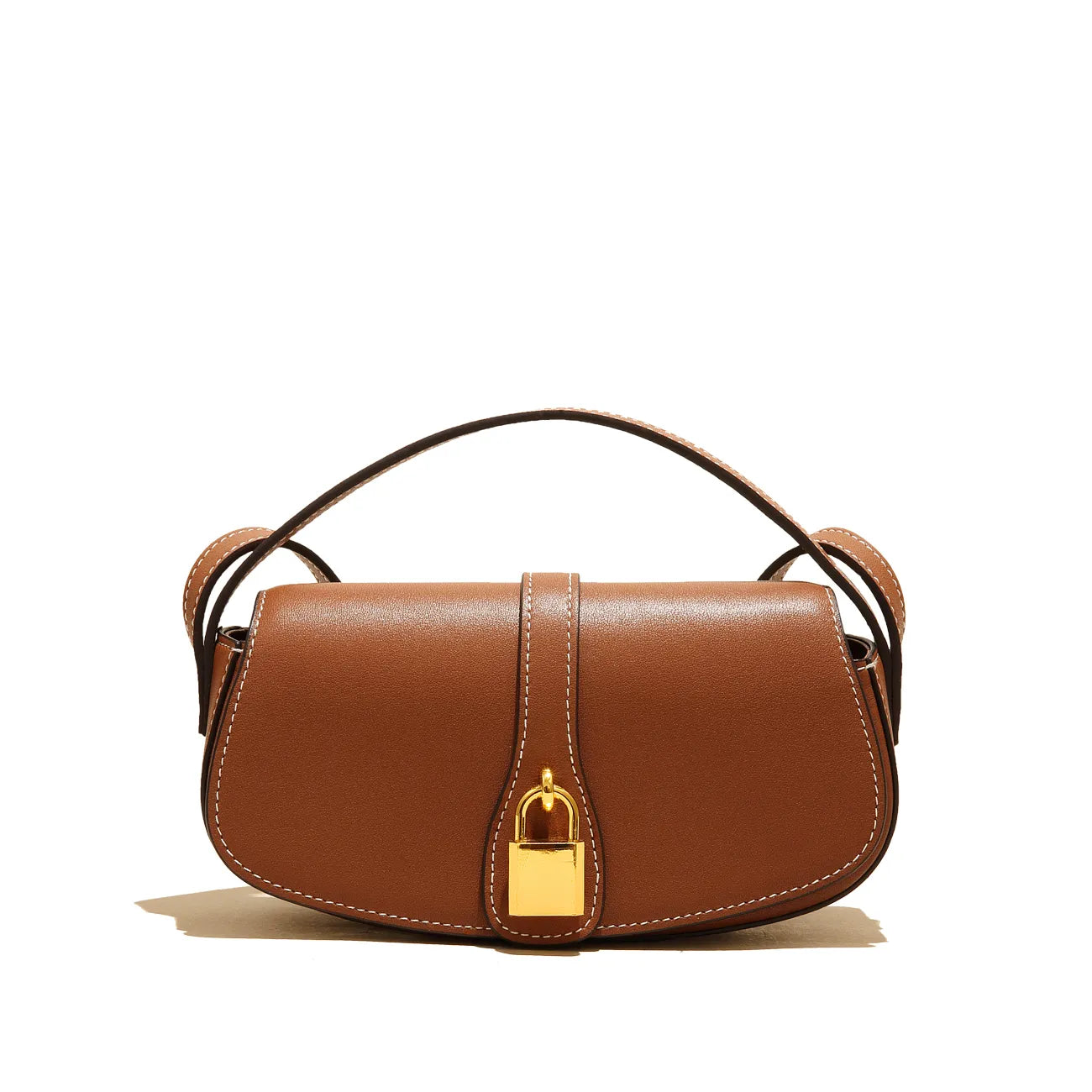 Casual Vintage Style Saddle Flap Leather Women Crossbody Bag Famous Designer Brand Lady's Handbag LUXLIFE BRANDS