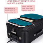 30" Large Capacity Black Luggage Waterproof Durable Trolley Case Oxford Cloth Detachable Spinner Wheel 20" Password Suitcase Luxlife Brands