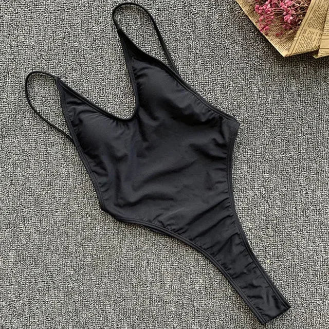 Sexy Extreme Micro String Backless Monokini Women Thong Swimwear One Piece Swimsuit Female High Cut Bathing Suit Swim Beachwear