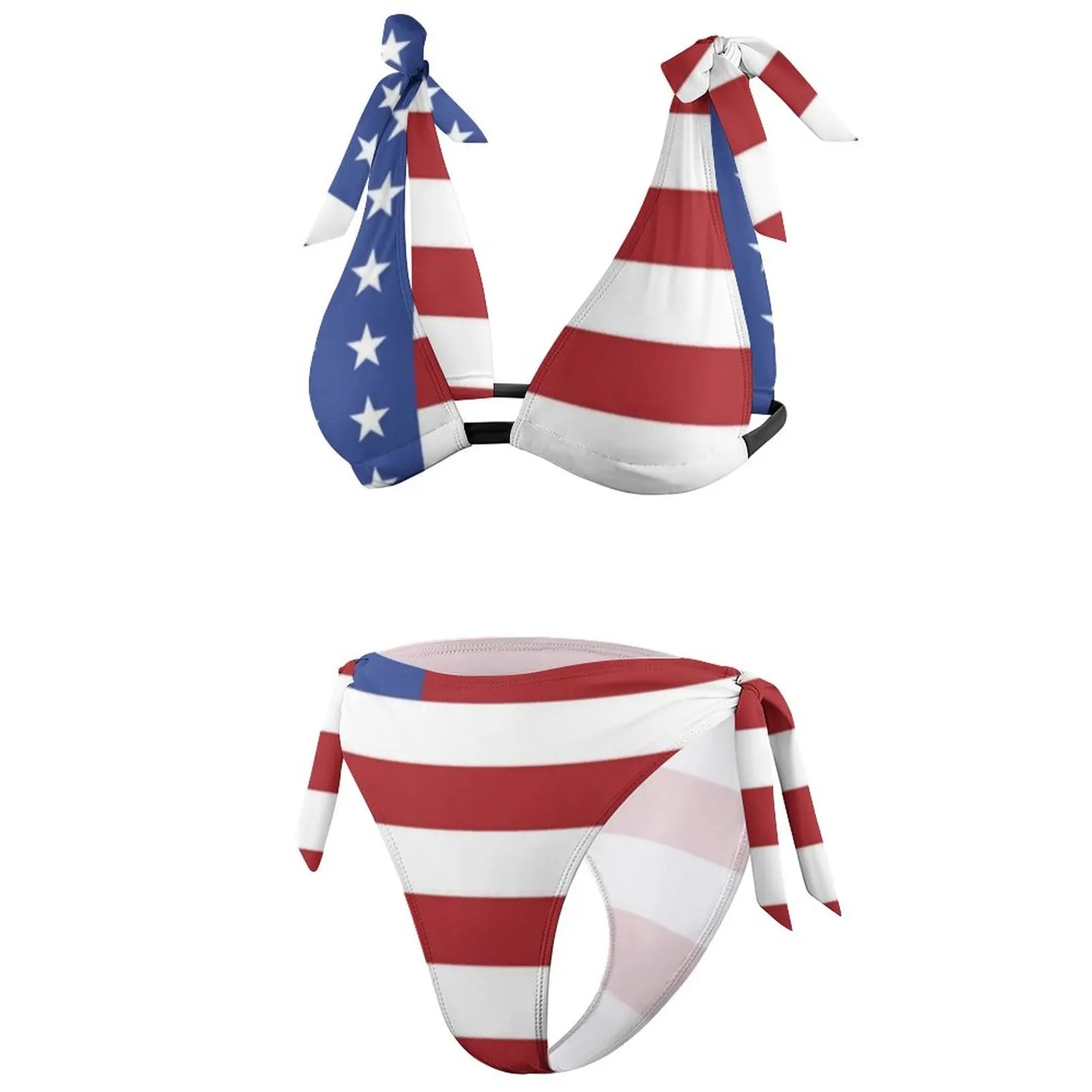 American Flag Full Coverage Bikini