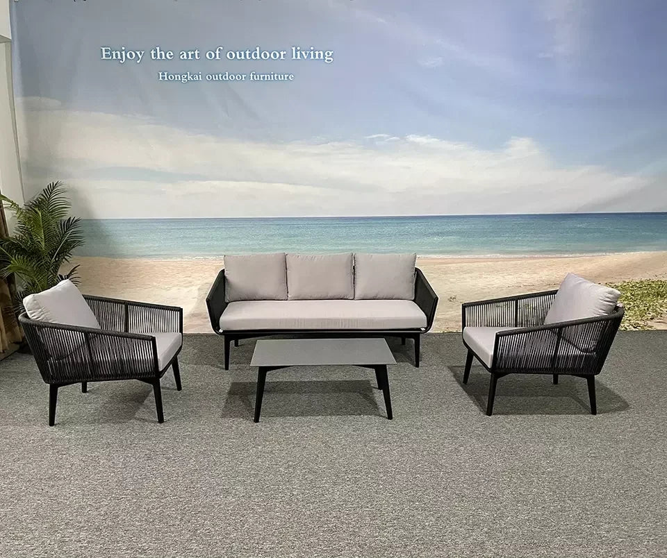 Garden Furniture Deep Seating Patio Set Sun Lounger Outdoor Furniture Daybed