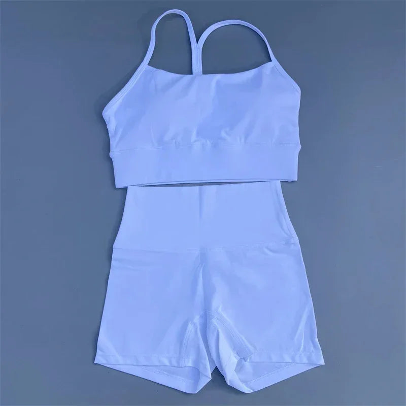 Lightweight Quick Dry Training Bra & Shorts Set