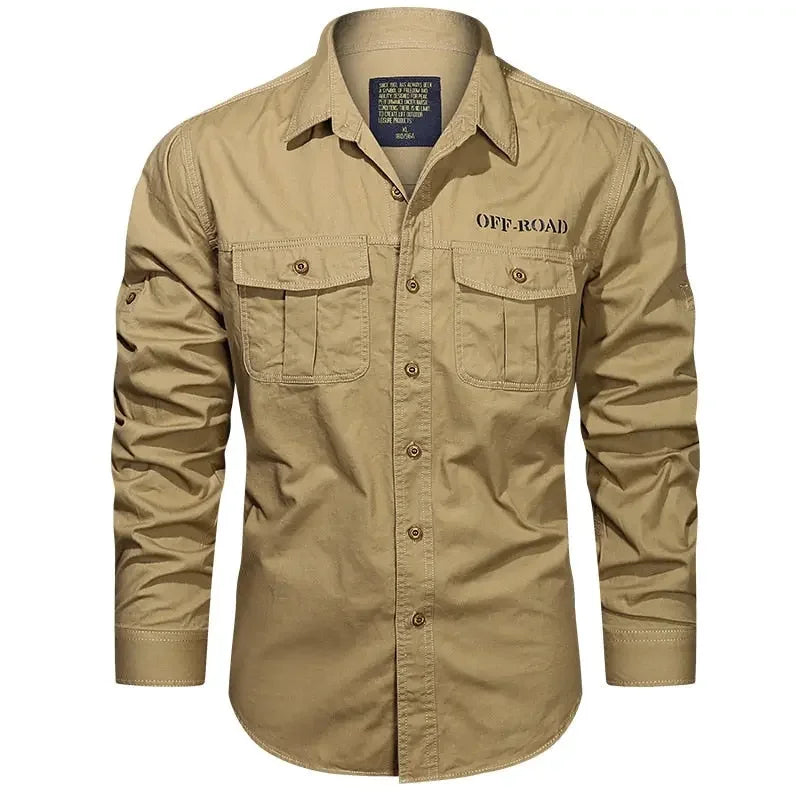New Men&#39;s Casual Shirt 5XL 6XL Male Overshirt 2020 Military Cotton Shirts Men Brand Clothing Leisure Shirt Blouse AF1388