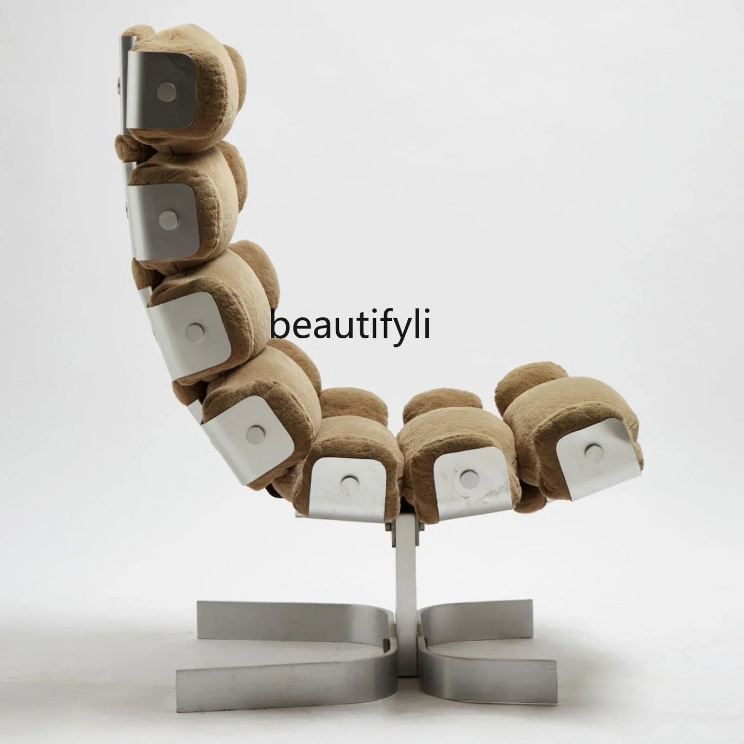 Customized Modern Minimalist Designer Spine Chair High-Grade Light Luxury Study Office Chair