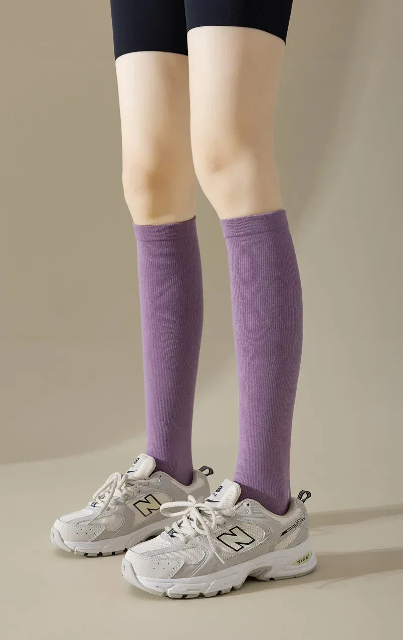 Pilates Cotton Compression Socks Anti Slip